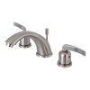 Kingston Brass KB8968EFL 8" Widespread Bathroom Faucet, Brushed Nickel KB8968EFL